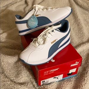 Puma Turin II - White/Bluestone Sneakers Shoes